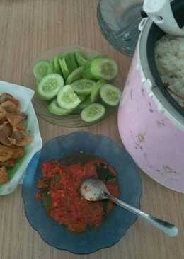 Nasi Liwet Rice Cooker Komplit