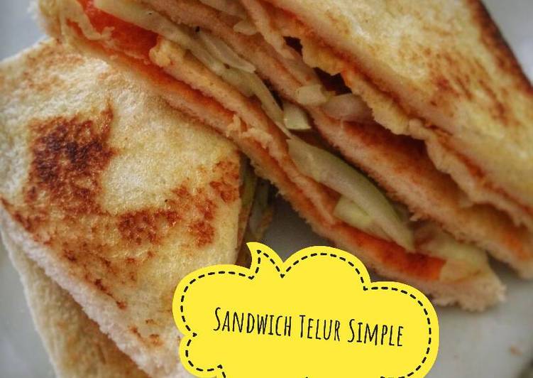 Resep Sandwich Telur Simple Oleh stella