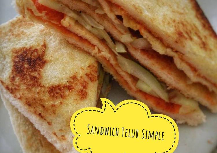 resep masakan Sandwich Telur Simple