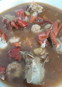 Kepiting dan Udang Pedas Manis