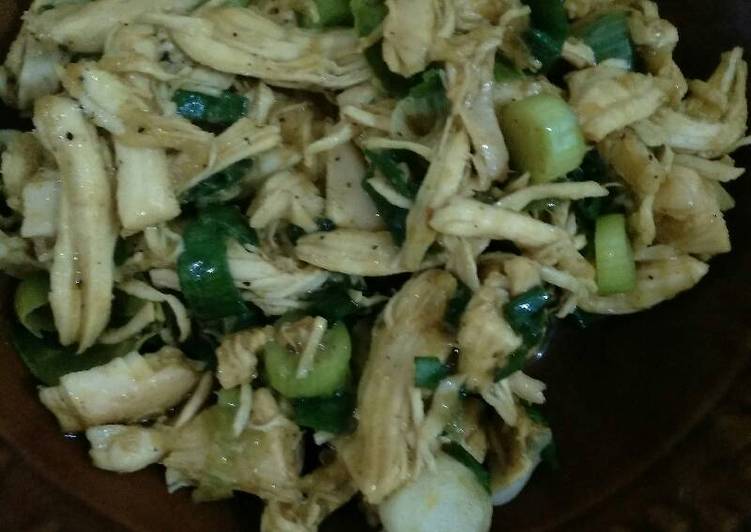 gambar untuk resep makanan Tumis Ayam Suwir Rica