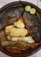 Penyetan mujaer asap