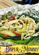 Tim Ikan Dori Foil with Mushroom and Bok Choy