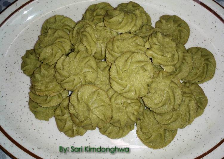 gambar untuk resep Green Tea Cookies