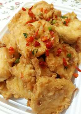 Tahu crispy cabe pedas asin