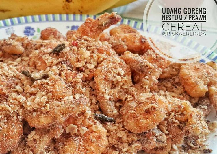 gambar untuk resep makanan Prawn Cereal / Udang Goreng Nestum (Oatmeal)