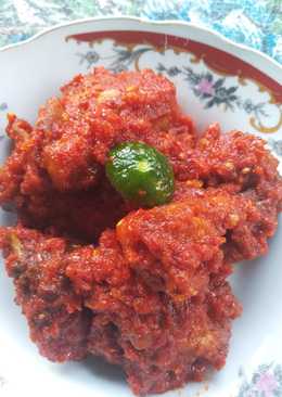 Ayam plecingan dower(khas lombok NTB)