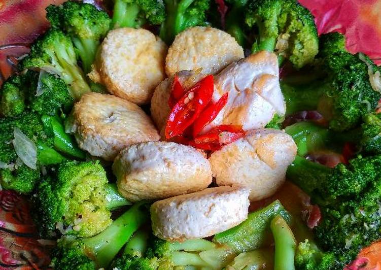 resep makanan Cah Brokoli Tofu Saus Tiram