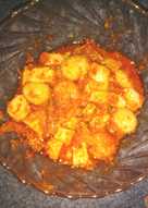 Udang telur puyu tahu bumbu bali