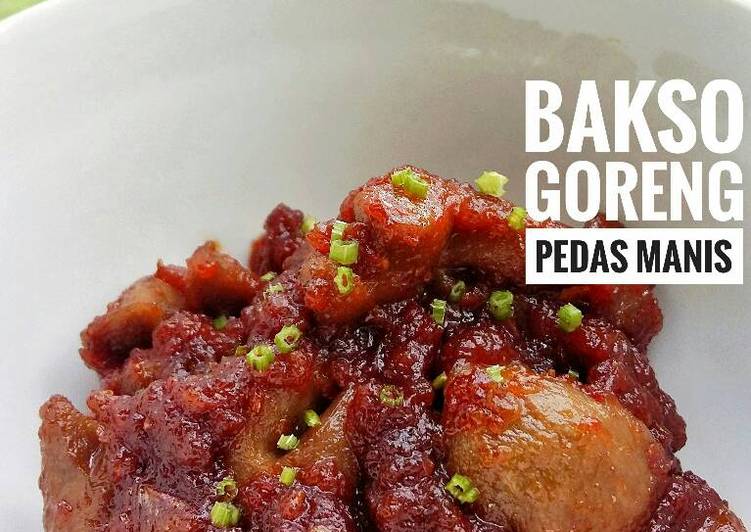 resep makanan Bakso Goreng Pedas Manis