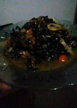 Tumis hampas kecap kacang hitam pedas