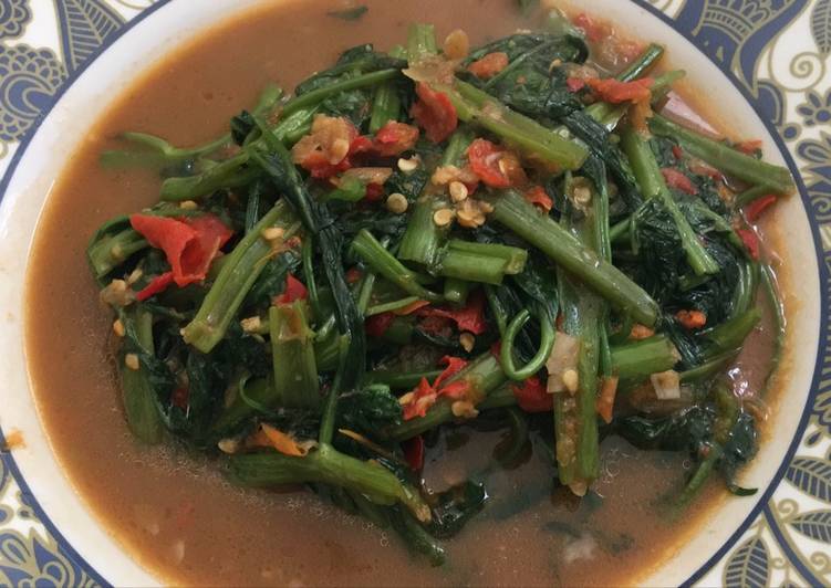 resep Kangkung Tumis Bumbu Pelecing