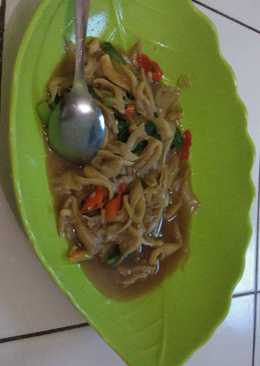 Tumis jamur pedas mix sayur