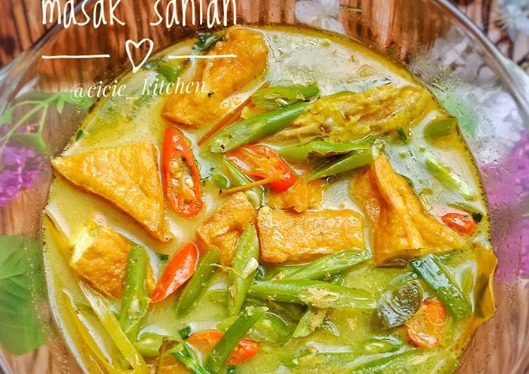 gambar untuk resep Tahu Buncis Masak Santan