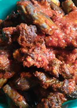 Ati Ampela balado + terong