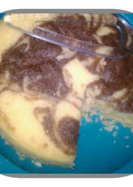 Cake singkong keju murmer, irit telur