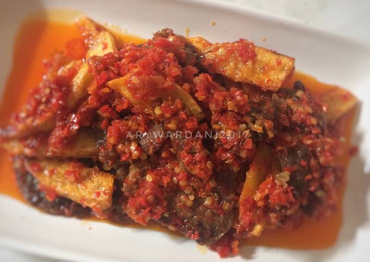 gambar untuk resep makanan Dendeng kentang balado