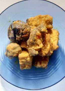 Tahu ati ampela ungkep pedas #bekalsuami