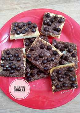 Roti tawar kering coklat