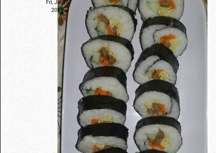 resep Kimbap (Korean Food)