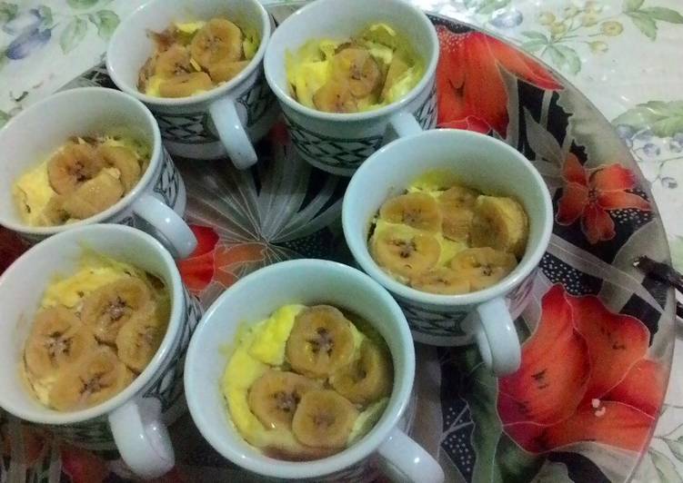 resep Puding Roti & Butter