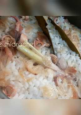Nasi Liwet Cumi Ricecooker 4 bahan #MaMaKei