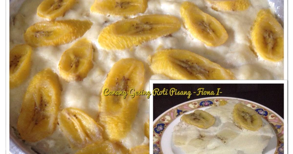 Resep Carang Gesing Roti Pisang
