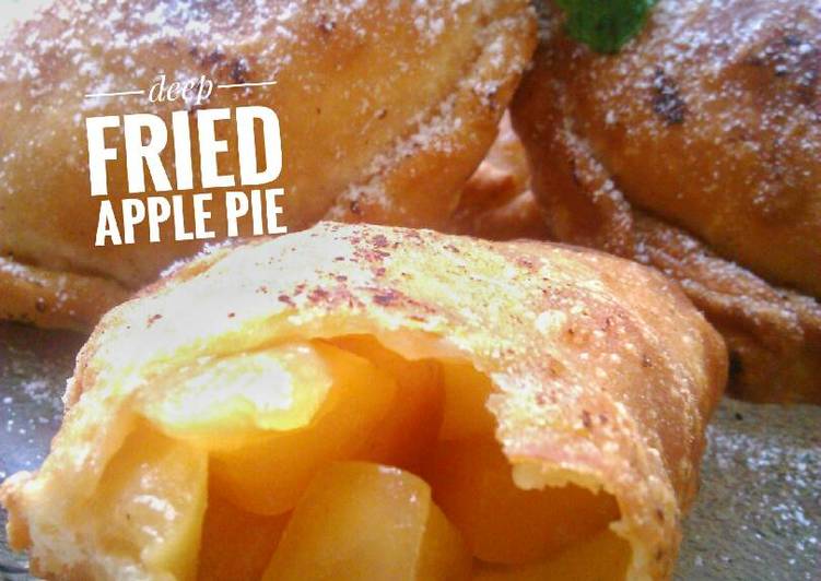 gambar untuk cara membuat Fried apple pie (kulit molen)