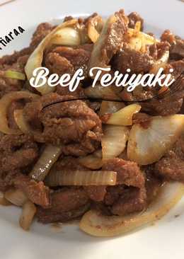 Beef teriyaki ala hokben dan tora-tora (daging teriyaki)