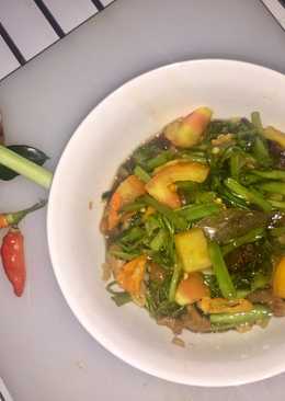 Tumis Kangkung Saos Tiram