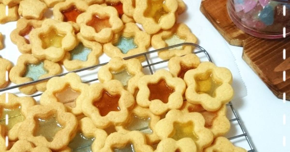 Resep Stained glass cookies