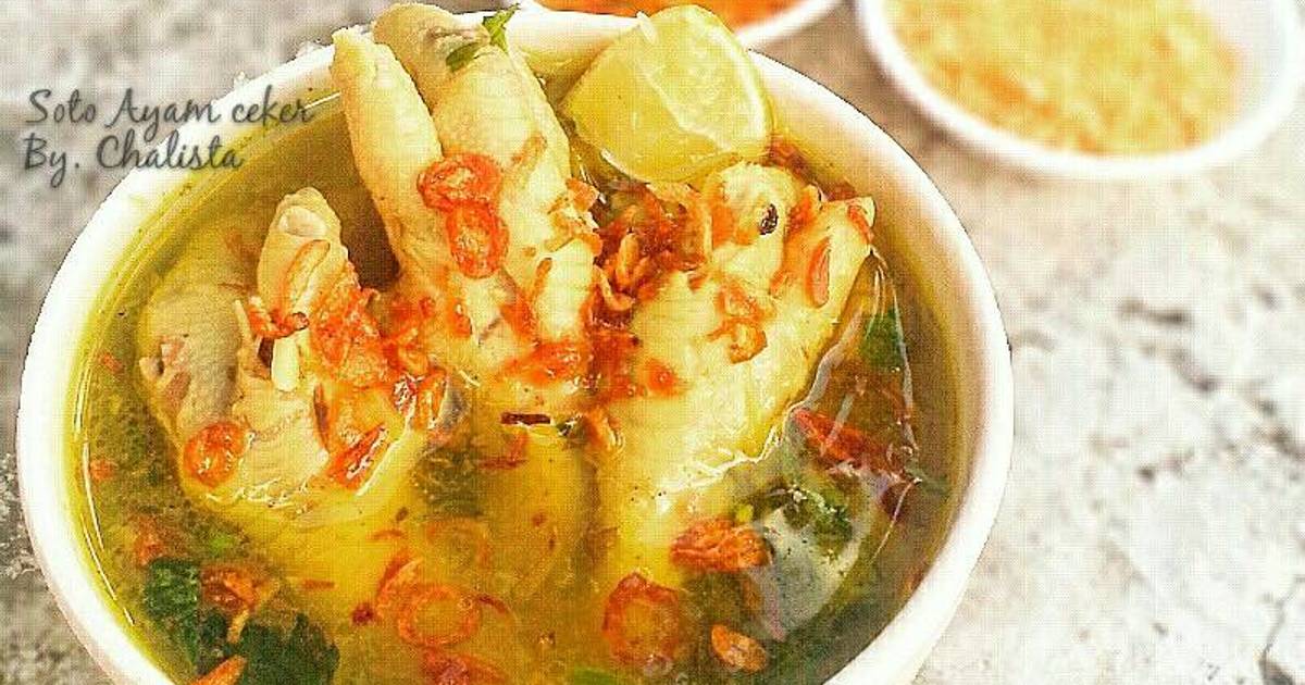 Resep Soto ayam ala mama ala Chalista