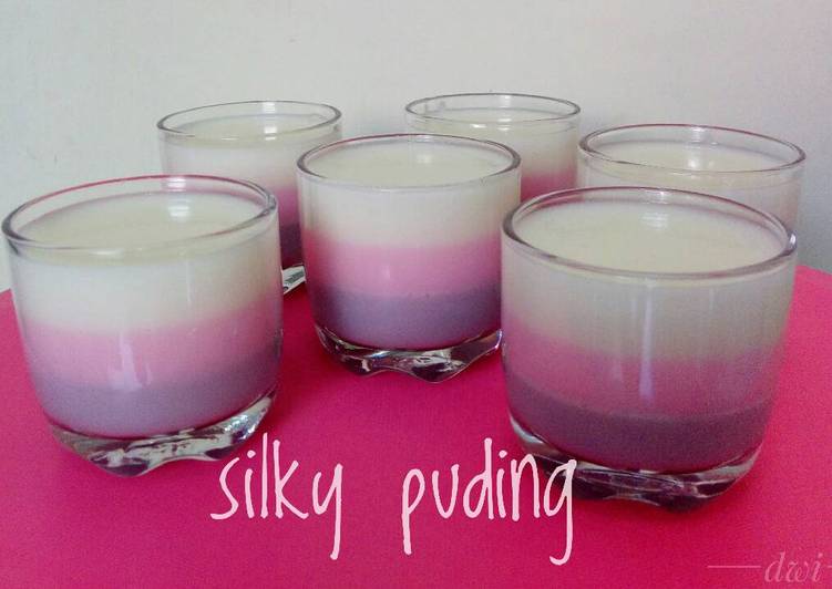 Resep Silky puding