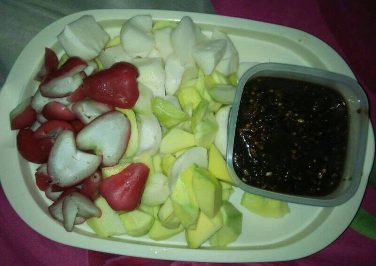 resep Rujak buah lagi