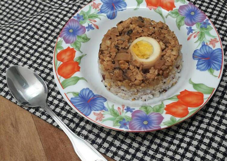 gambar untuk resep Nasi tim ayam sehat kaya serat