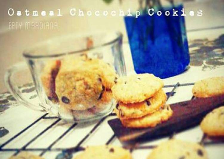 resep masakan Oatmeal Chocochip Cookies