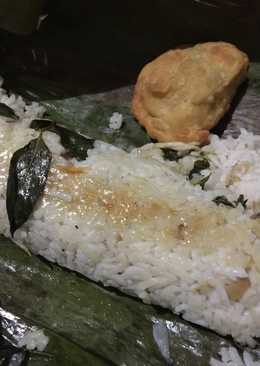 Nasi Bakar teri nasi