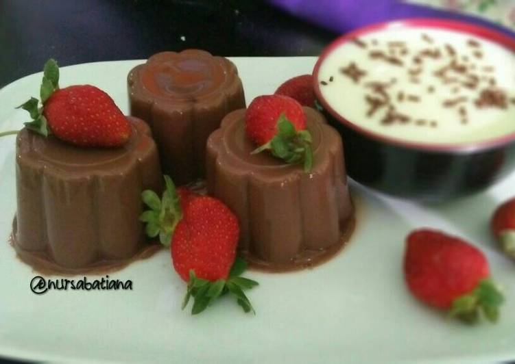 resep makanan Puding coklat