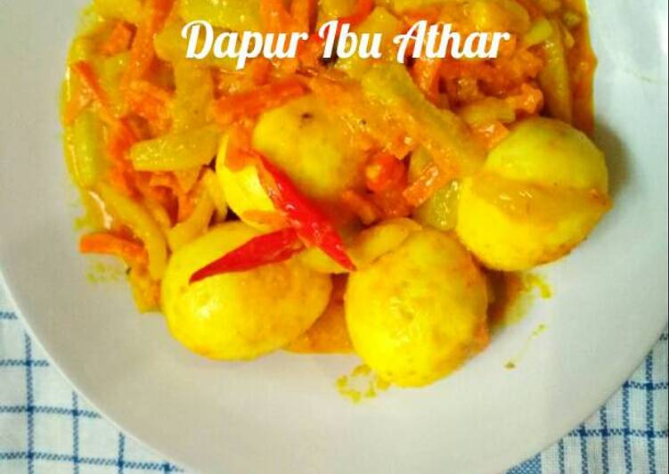 resep lengkap untuk Telur acar kuning