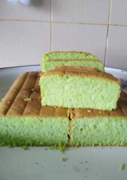 Bolu jadoel pandan (sponge cake) super lembut