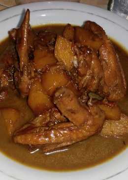 Semur ayam santan + kentang