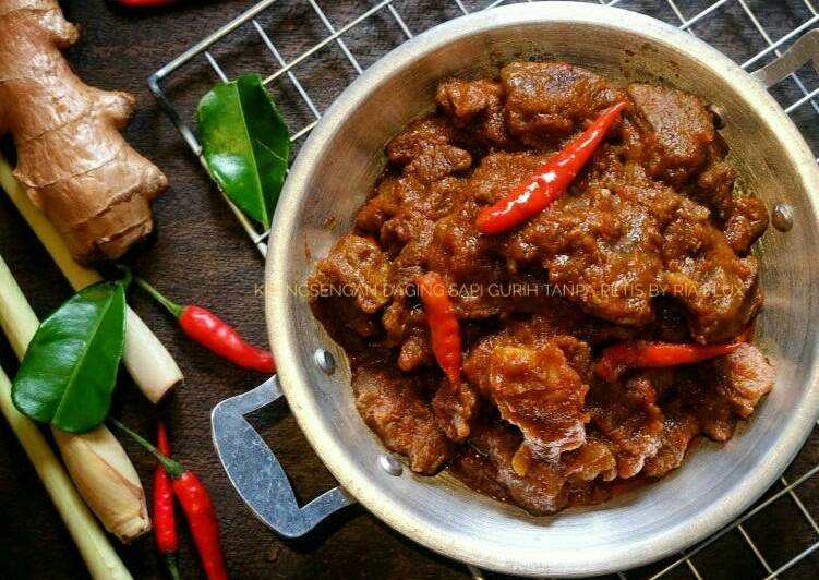 resep makanan Krengsengan Daging Sapi Gurih Tanpa Petis