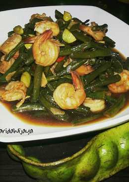 Tumis Kacang Panjang Udang Pete Sederhana