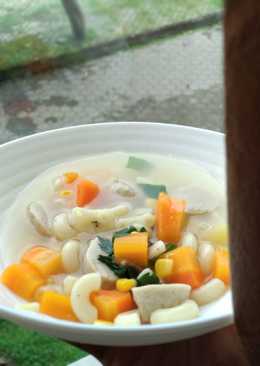 Soup makaroni baso sapi