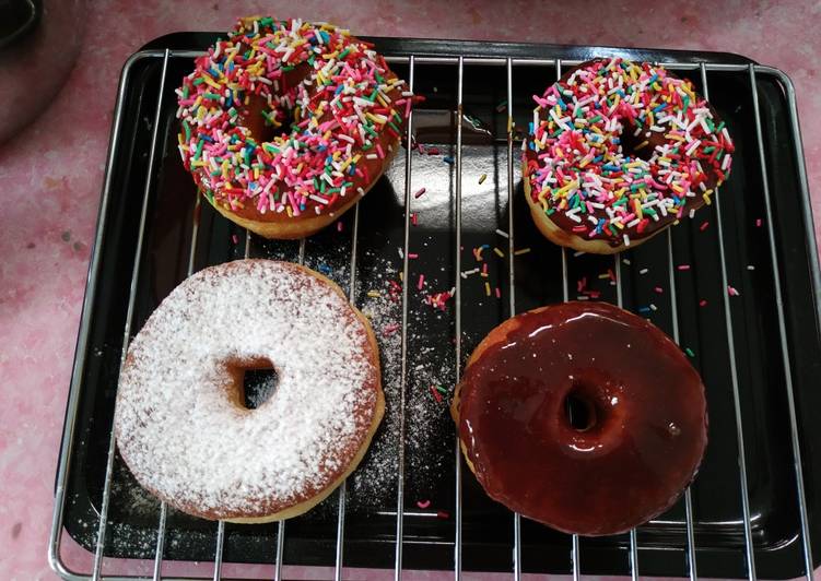 Donut empuk dan simple enak