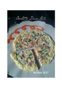 Omelette Daun Katu (Menu Anak)