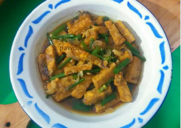 Resep ??Tumis Tempe saos tiram??