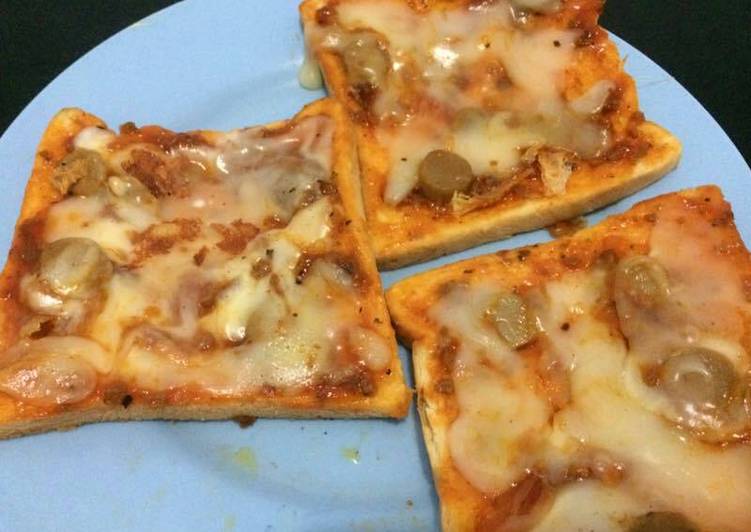 resep makanan Pizza roti tawar anti gagal