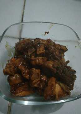 Ayam tempe kecap saus tiram