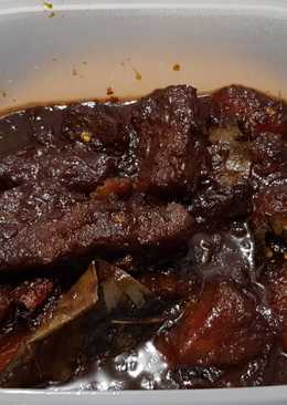 Semur daging sapi kentang manis pedas